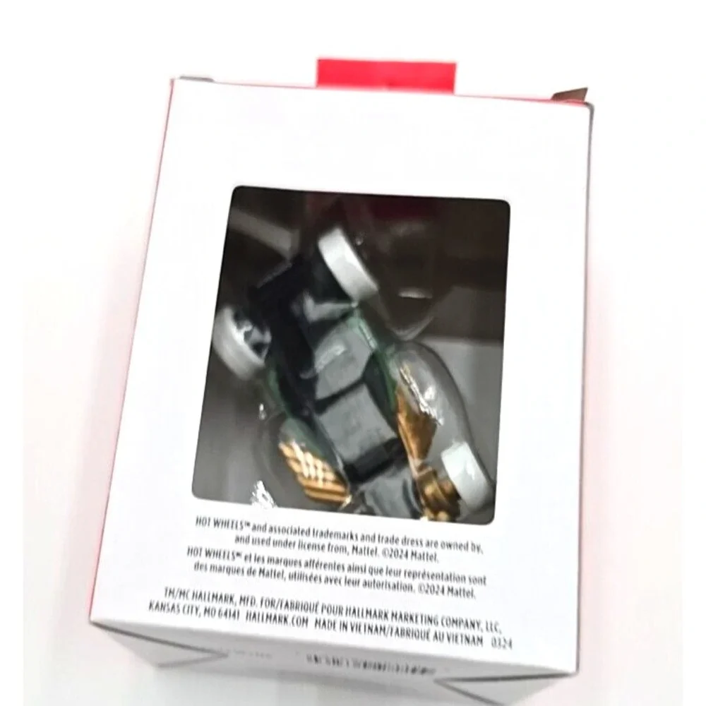 2024 Hallmark Hot Wheels Holiday Bone Shaker Christmas Tree Ornament New‎